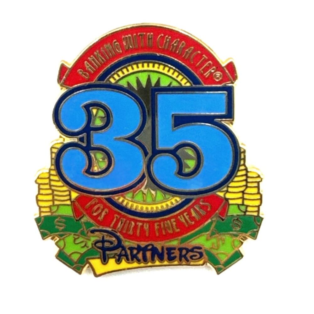 DLR Cast Blast Partners Credit Union 35 Years Disneyland Disney Pin